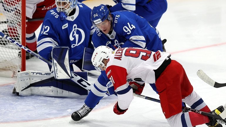    «Локомотив» обыграл «Динамо» Москва — 4:3 Б.ХК «Динамо»