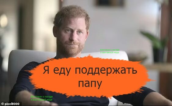 Принц Гарри спешит к отцу 