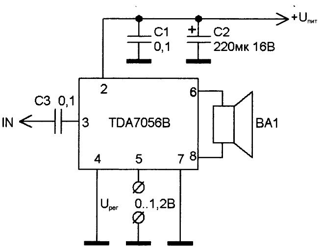 Усилители звука тда. Микросхема УНЧ TDA 7056b. Tda7056 усилитель. Усилитель на tda7056b. Усилитель звука на микросхеме tda7056.