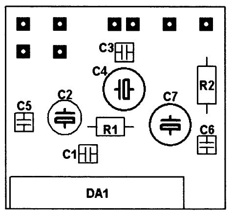 Схема включения TDA1013