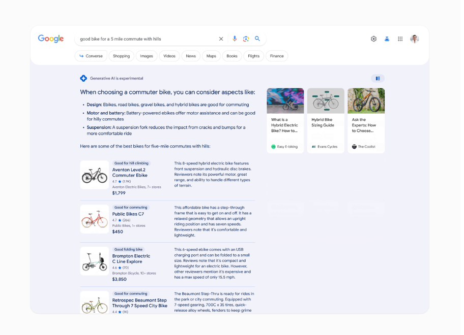 Из презентации гугл, ссылка на их статью: https://blog.google/products/search/generative-ai-search/
