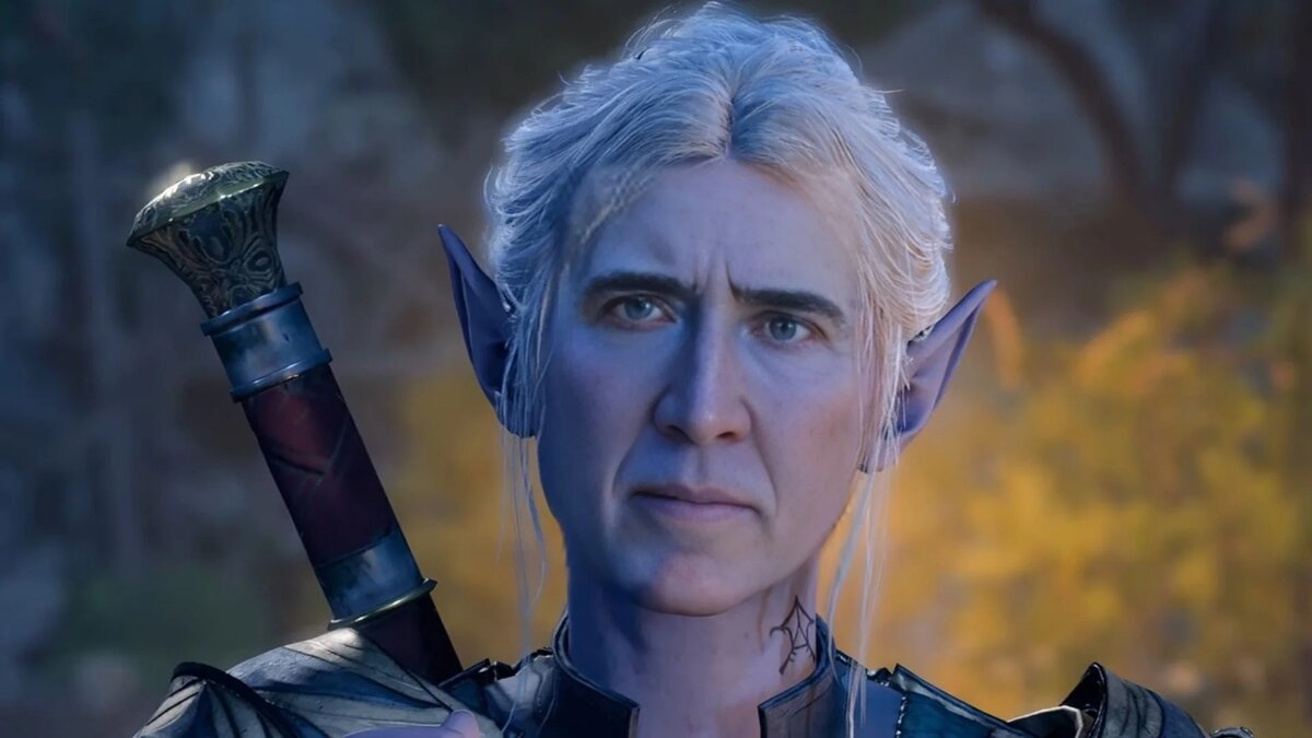    Идеальный каст: Baldur’s Gate III, но всех героев сыграл Николас Кейдж