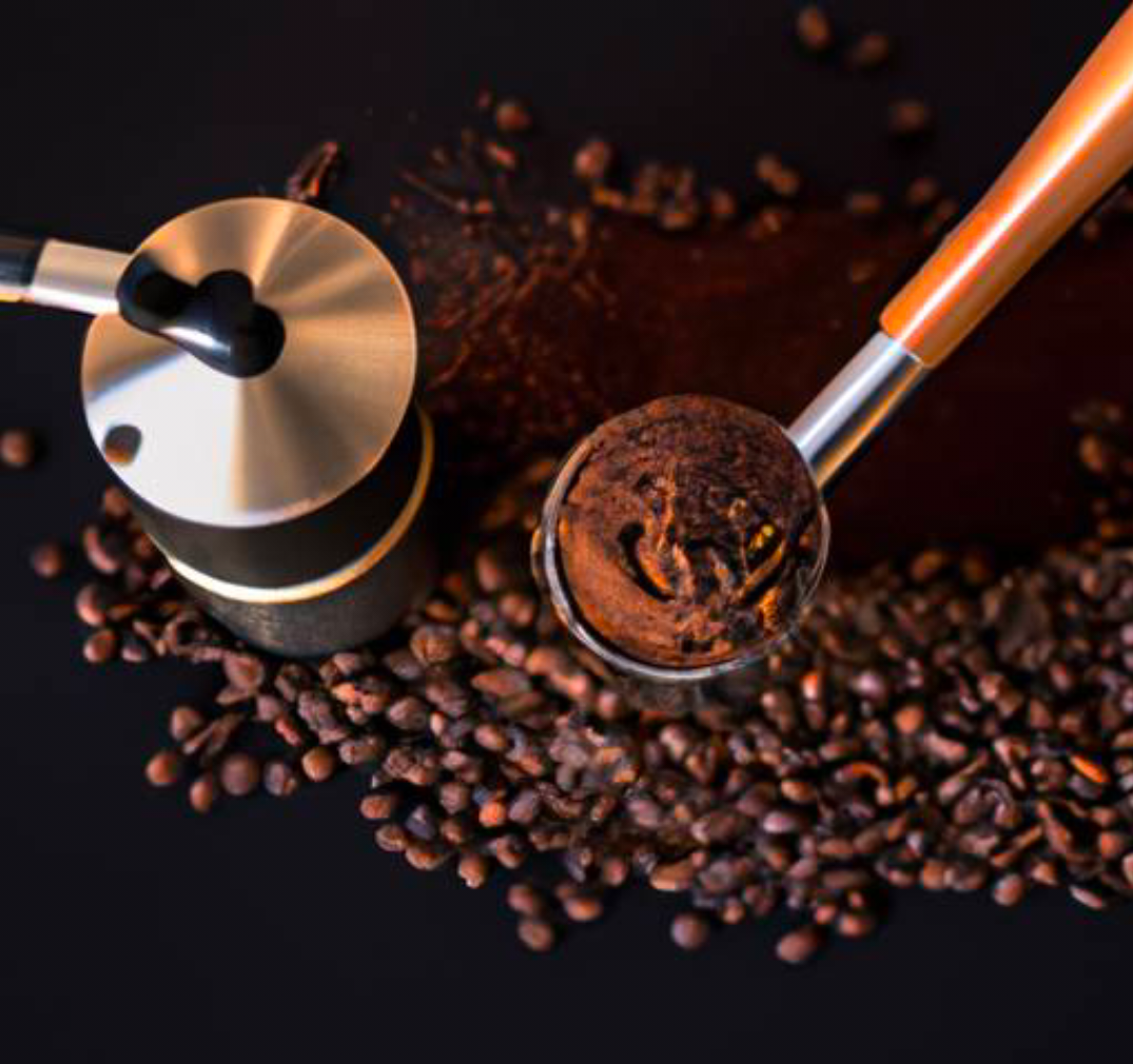 Обработанные кофейные зерна.