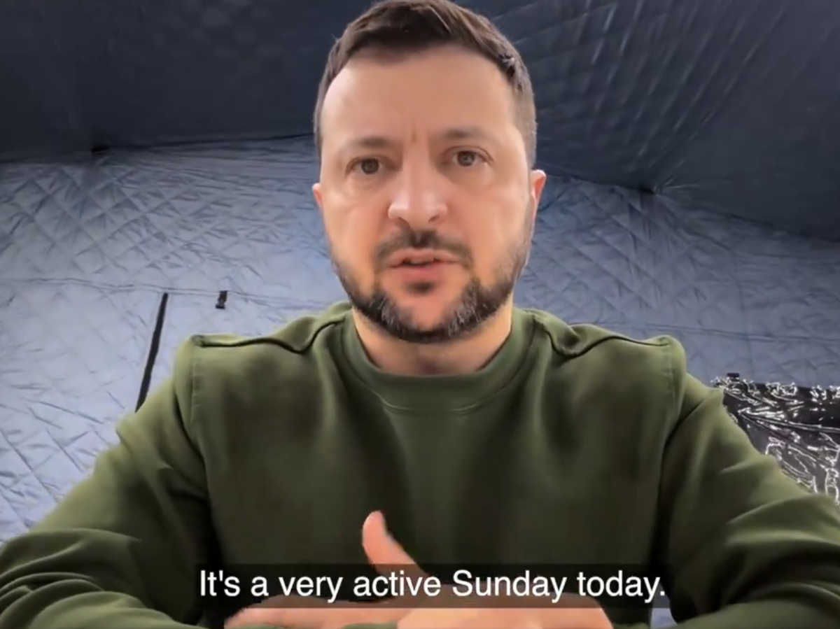    Скриншот видеообращения Владимира Зеленского© Официальная страница Владимира Зеленского в соцсети X