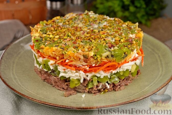 Салат с фасолью и грибами - рецепт автора Светлана Александрова