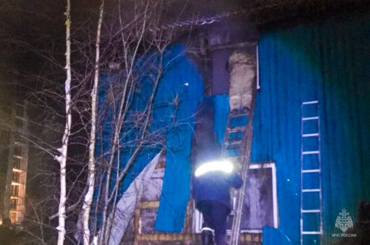    Двое детей погибли при пожаре в жилом доме в Якутии