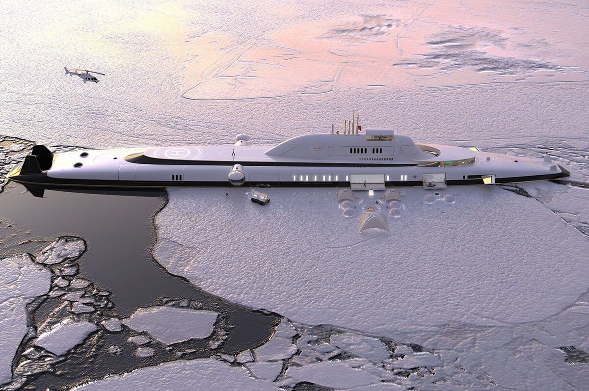 Shaddai концепт 150 метровой мегаяхты