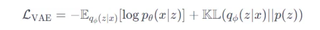 Уравнение. 1: Эта формула инкапсулирует функцию потерь VAE, балансируя реконструкцию мел-спектрограмм с регуляризацией скрытого пространства посредством расхождения Кульбака-Лейблера.