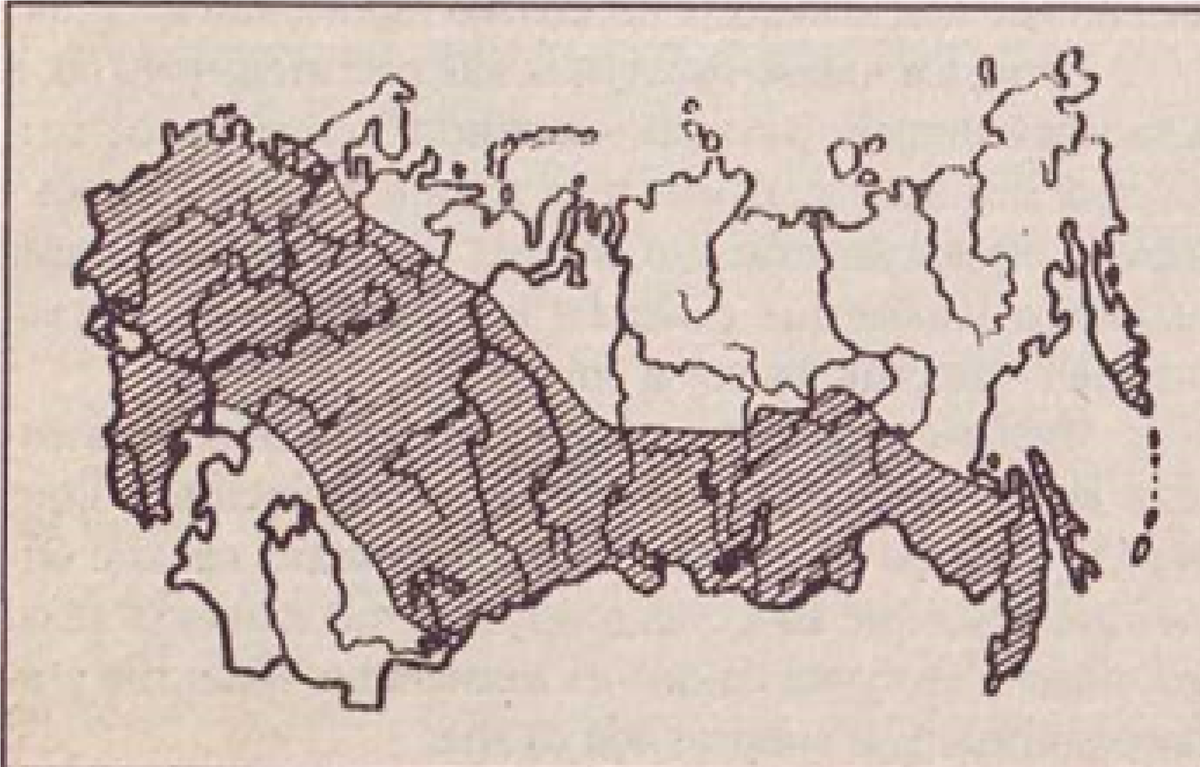 Ареал обитания.