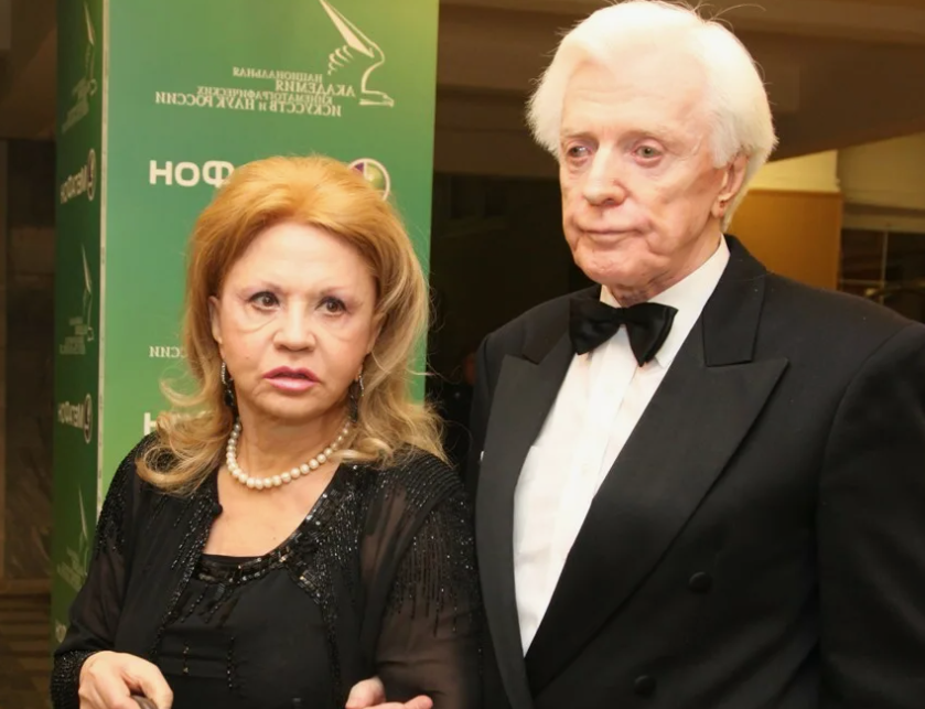 Олег Стриженов с женой Лионеллой