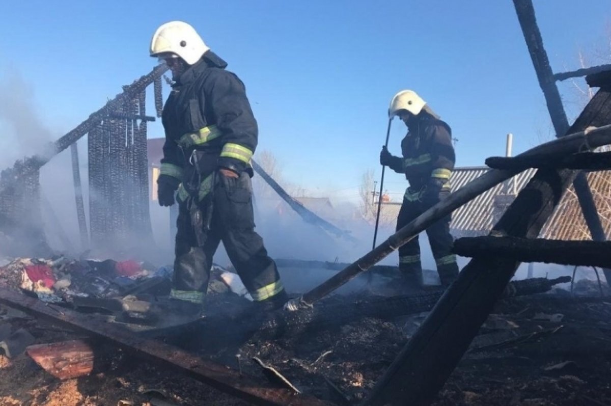    В Ростовской области при пожаре погиб 59-летний житель станицы Вёшенской