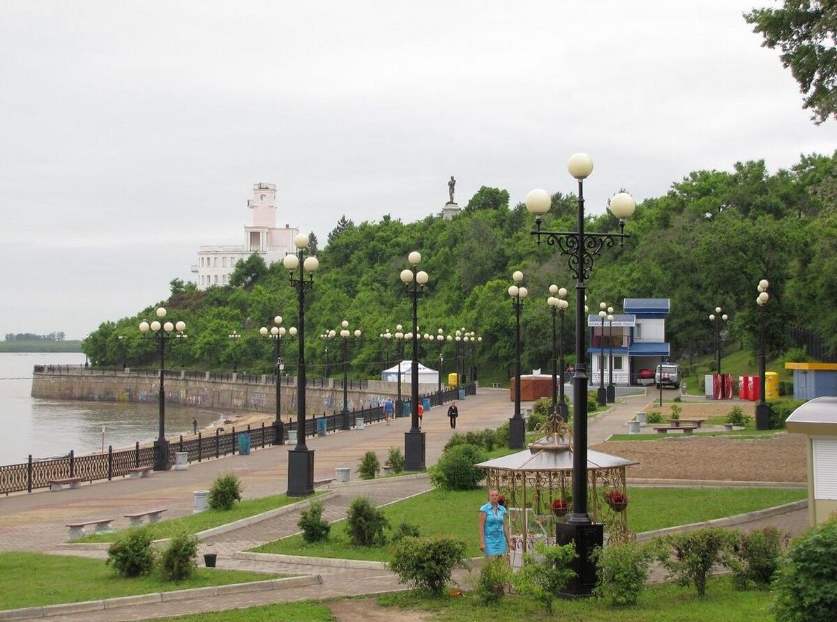 Набережная хабаровска фото
