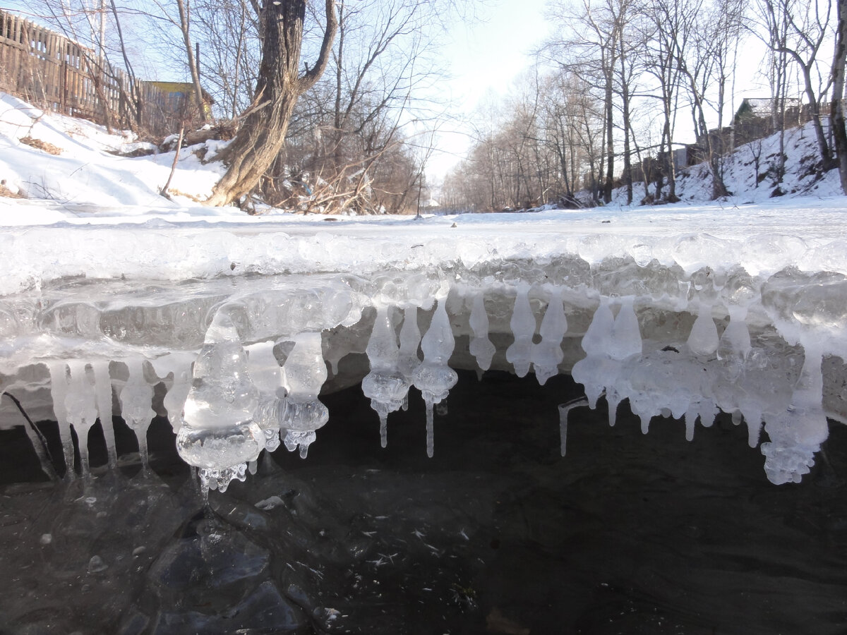 Река Рудная зимой