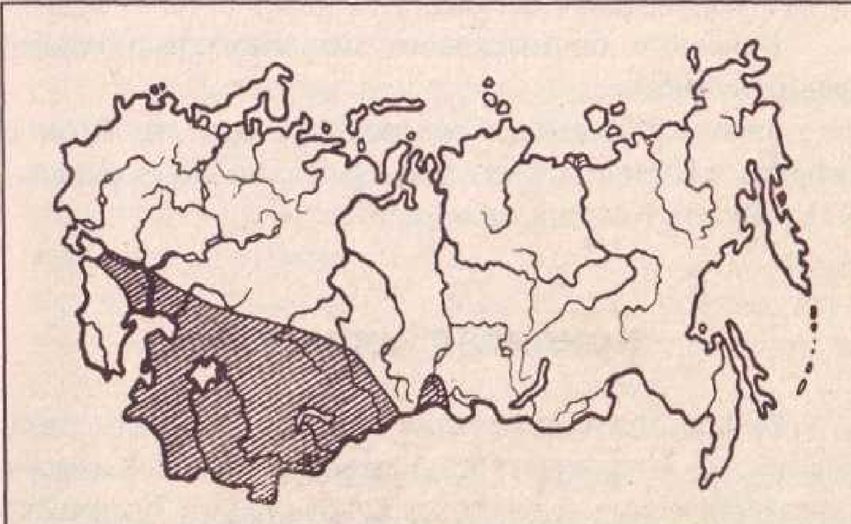 Ареал обитания.