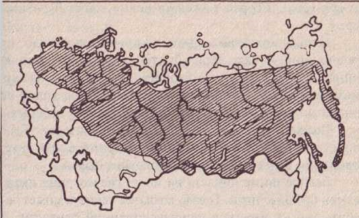 Ареал обитания.