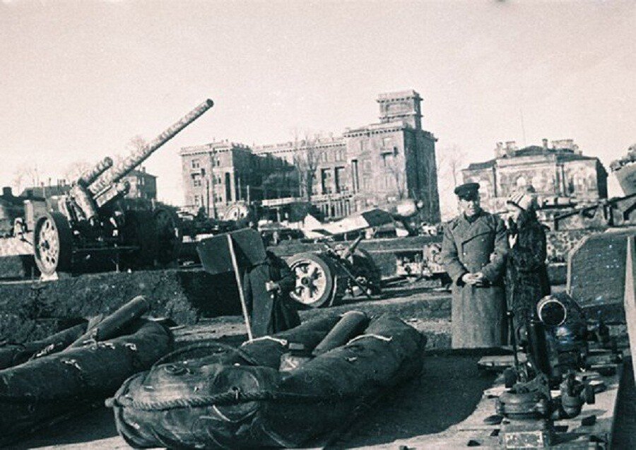 Минск ВОВ 1941. Минск 1945.