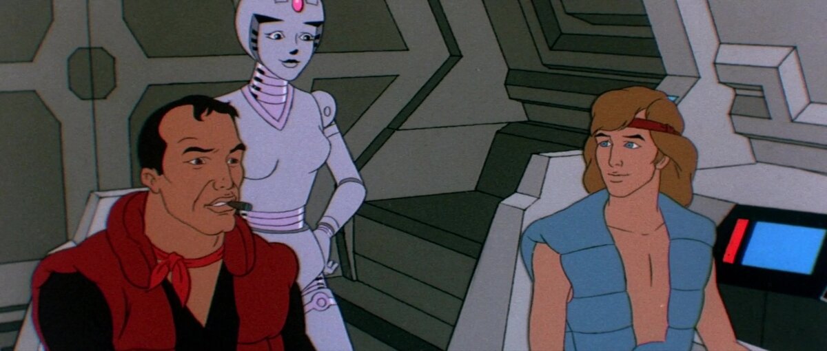 Слева направо: Хан Соло, 3ПиО, Люк Скайуокер