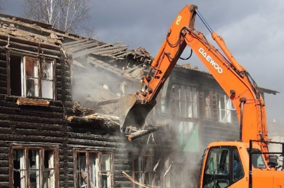    34 аварийных многоквартирных дома снесли в Иркутске в 2023 году