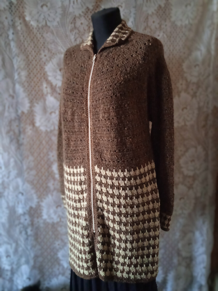 Кардиган, почти пальто, фото автора