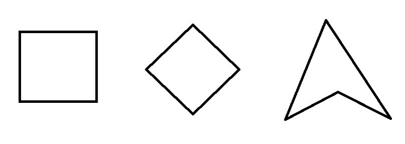 Четырёхугольники из четырёх отрезков