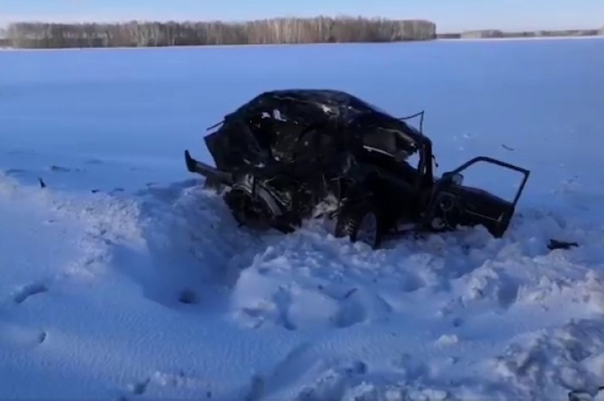    Омская полиция опубликовала момент аварии на Южном обходе