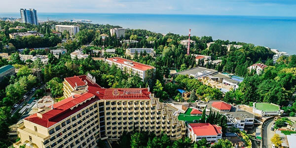 Корпус санатория Заполярье, город Сочи