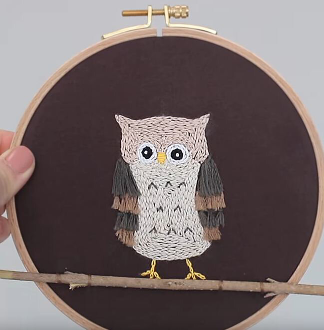    Вышитая сова   
Источник: Скриншот из видео