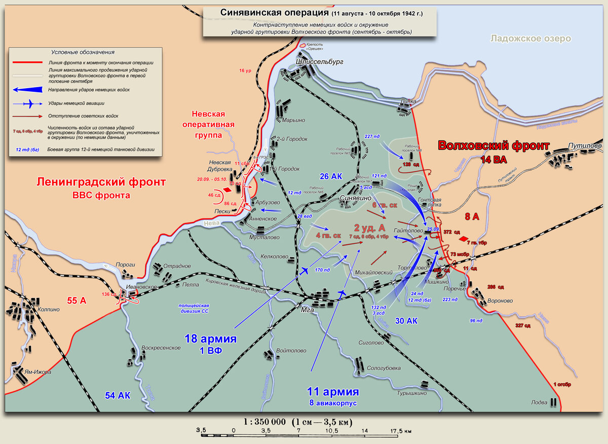 Волховский фронт 1942 карта. Синявинская операция 19 августа 10 октября 1942 года. Карта Ленинградского фронта 1942 года. Карта прорыва блокады Ленинграда в 1942 году.