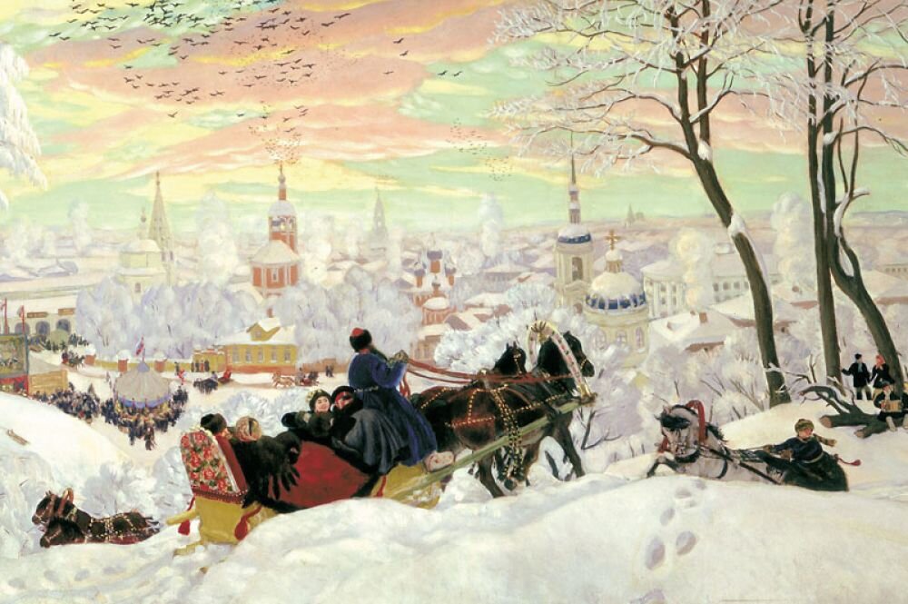 Борис Кустодиев «Масленица» (1903)