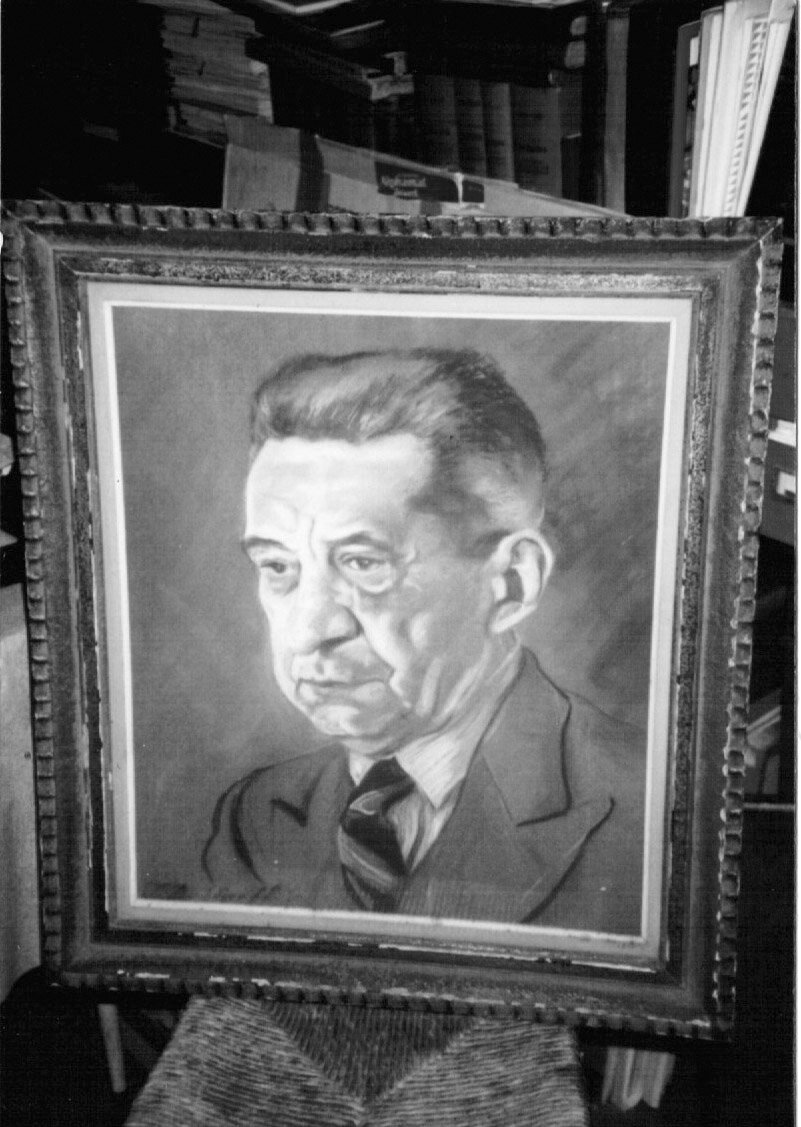 Портрет Керенского кисти Ирины Башкировой.
Из собрания А. Рабиновича.