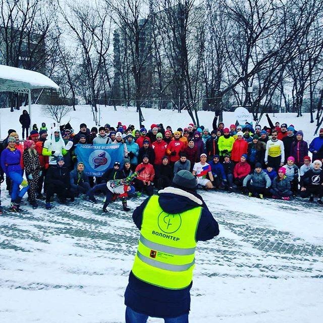 архивное фото из ВК 5 вёрст Чертаново с самого первого старта
