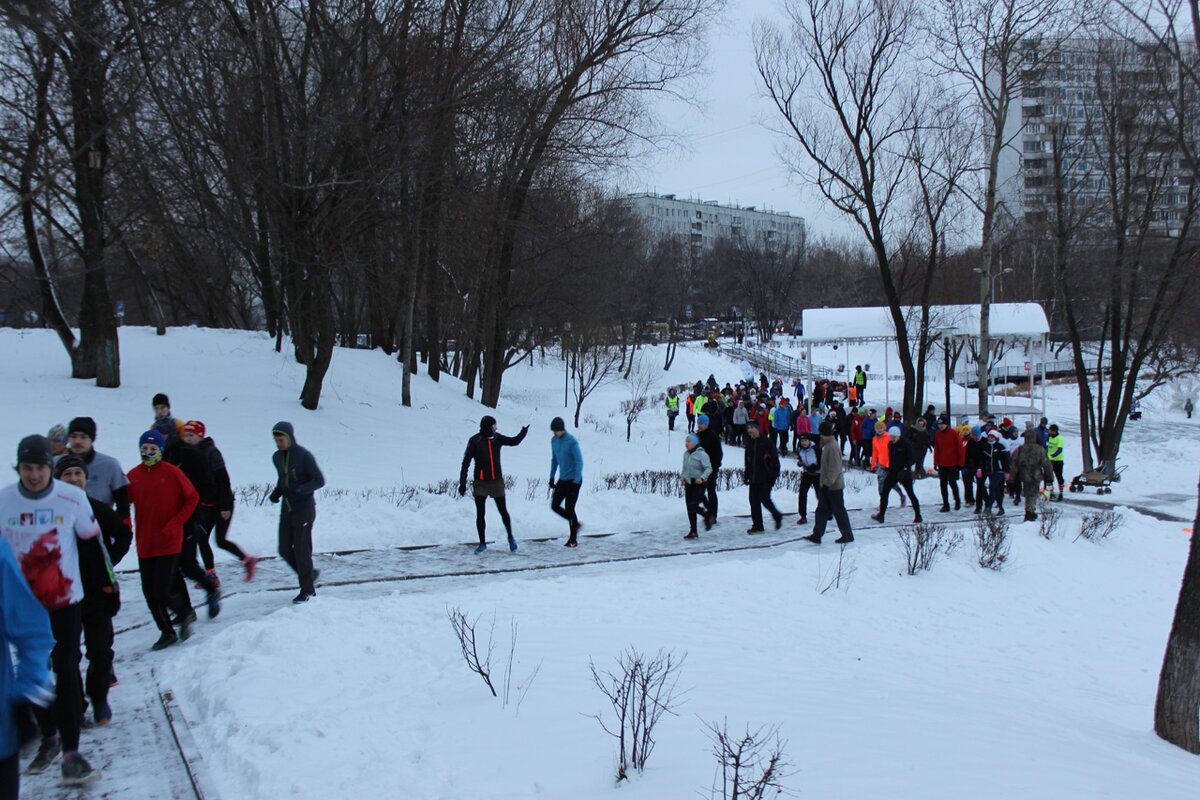архивное фото из ВК 5 вёрст Чертаново с самого первого старта