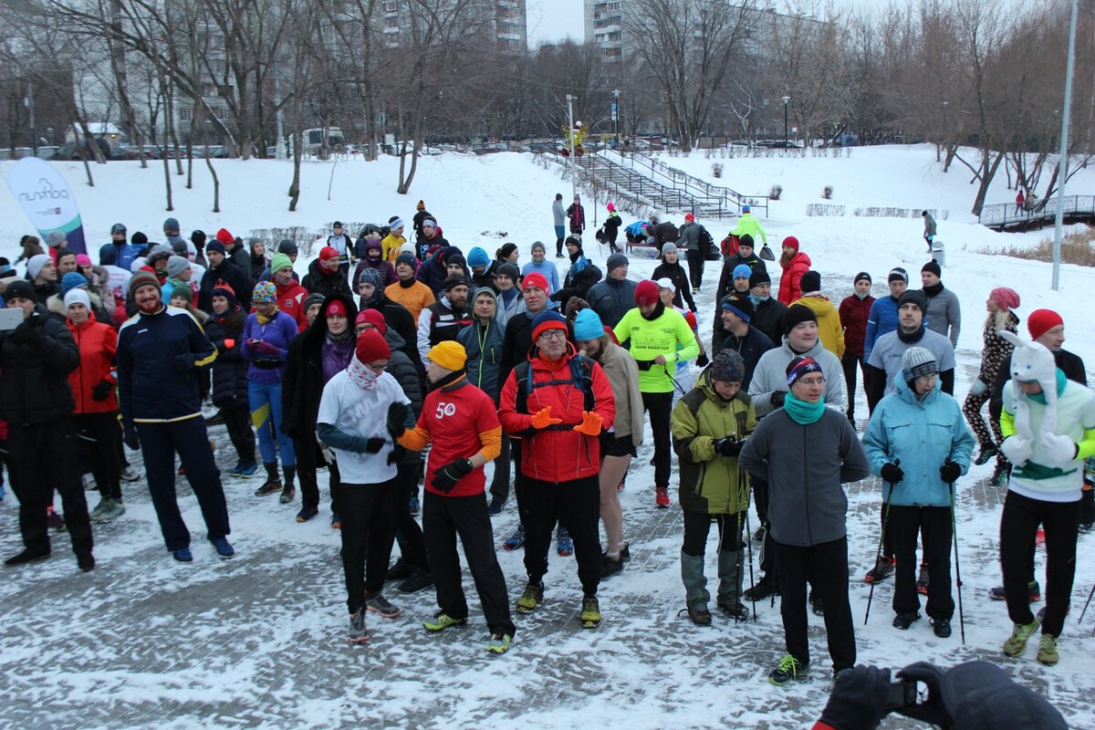 архивное фото из ВК 5 вёрст Чертаново с самого первого старта