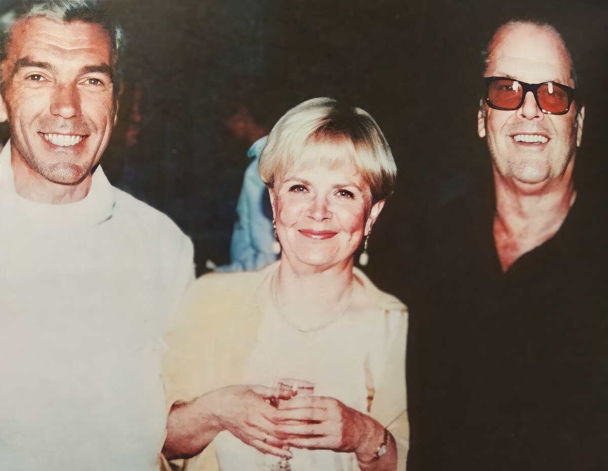 Юрий Николаев, жена Юрия Николаева (?), Джек Николсон