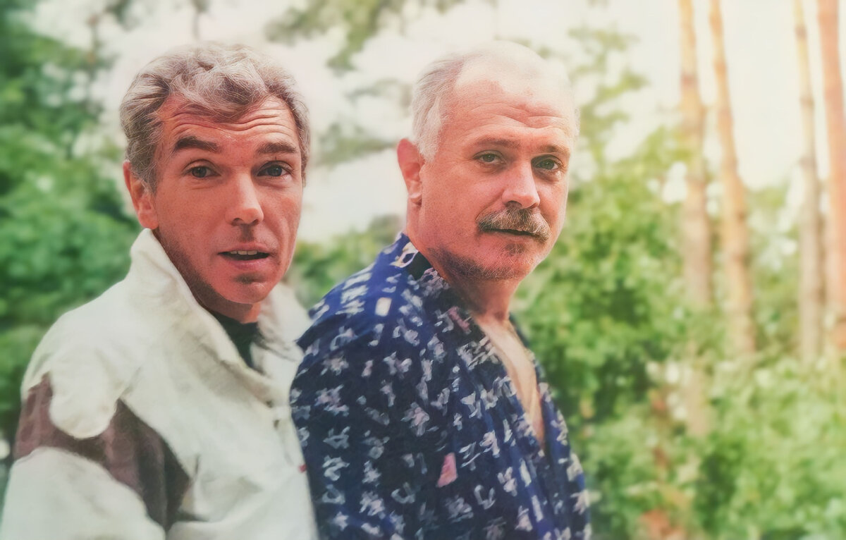 Юрий Николаев и Никита Михалков. Фото из книги "Здесь все по-честному"