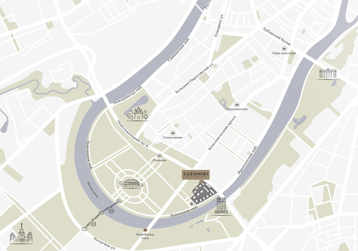 Хамовники по праву считаются самым статусным районом столицы. Местные жители основными преимуществами района называют транспортную доступность Хамовников, большое количество зелени и выход к набережным Москвы-реки. Несколько лет назад Хамовники признали идеальным районом для проживания.