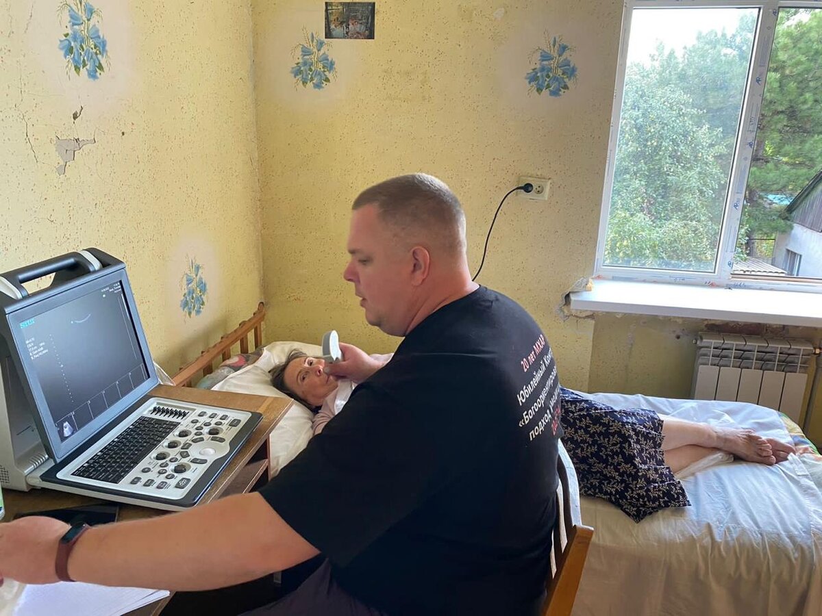 Тимофей и его аппарат УЗИ