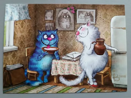очаровательные коты Рины Зенюк
