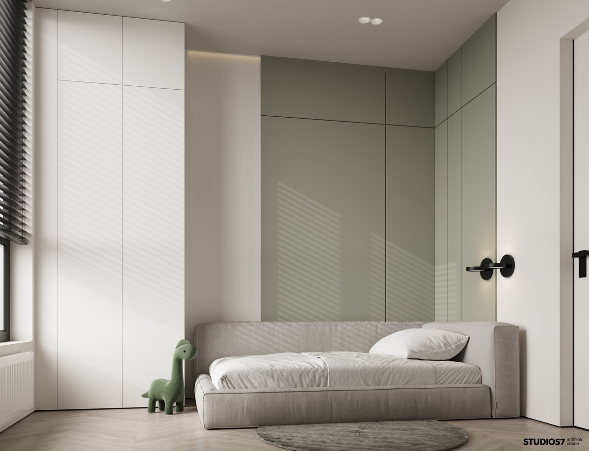 Детская комната для младшего сына заказчицы 