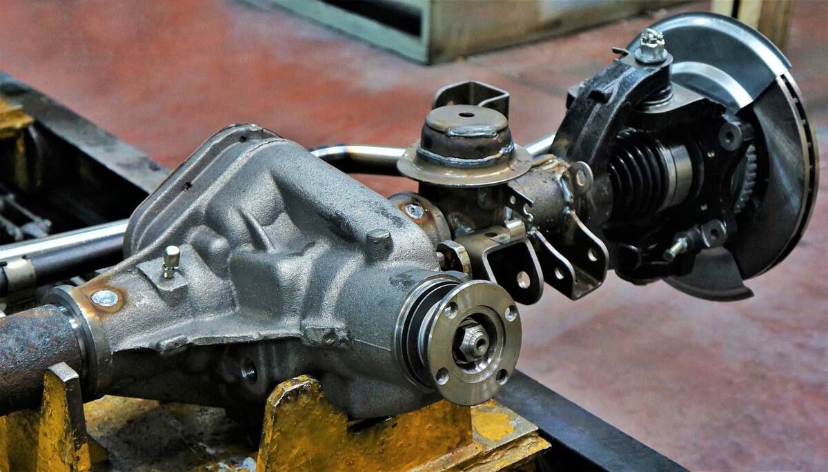 Дважды модернизированный передний мост