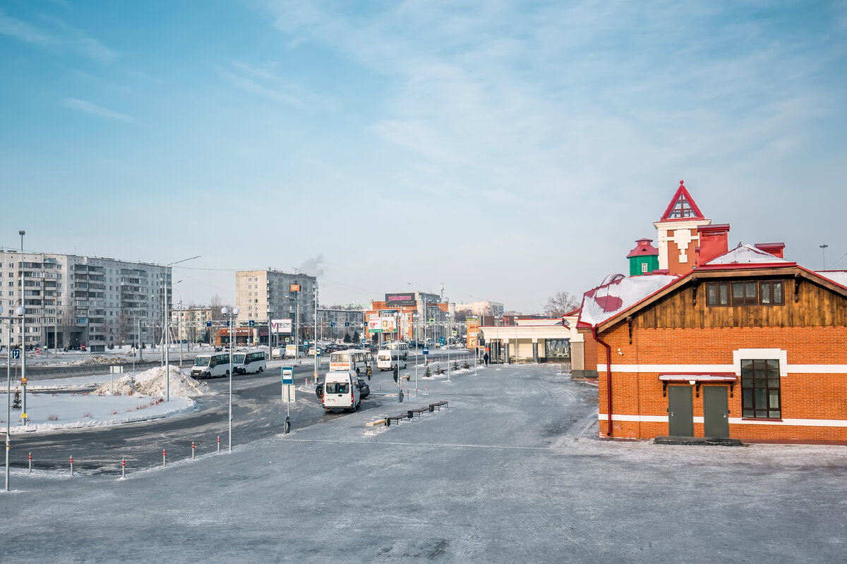 Бердск. Старый и новый железнодорожный вокзал. 27 января 2024 год. | Бердск-  мой город. Евгений Мухортов | Дзен