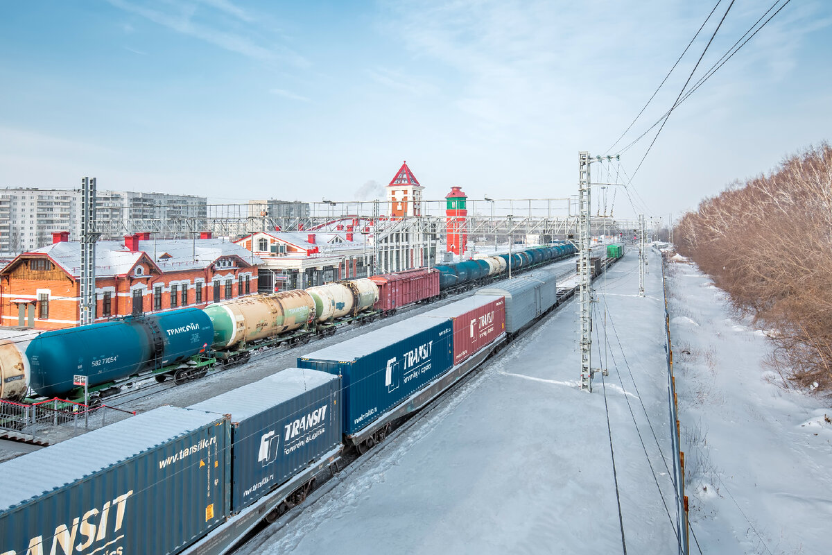 Бердск. Старый и новый железнодорожный вокзал. 27 января 2024 год. | Бердск-  мой город. Евгений Мухортов | Дзен