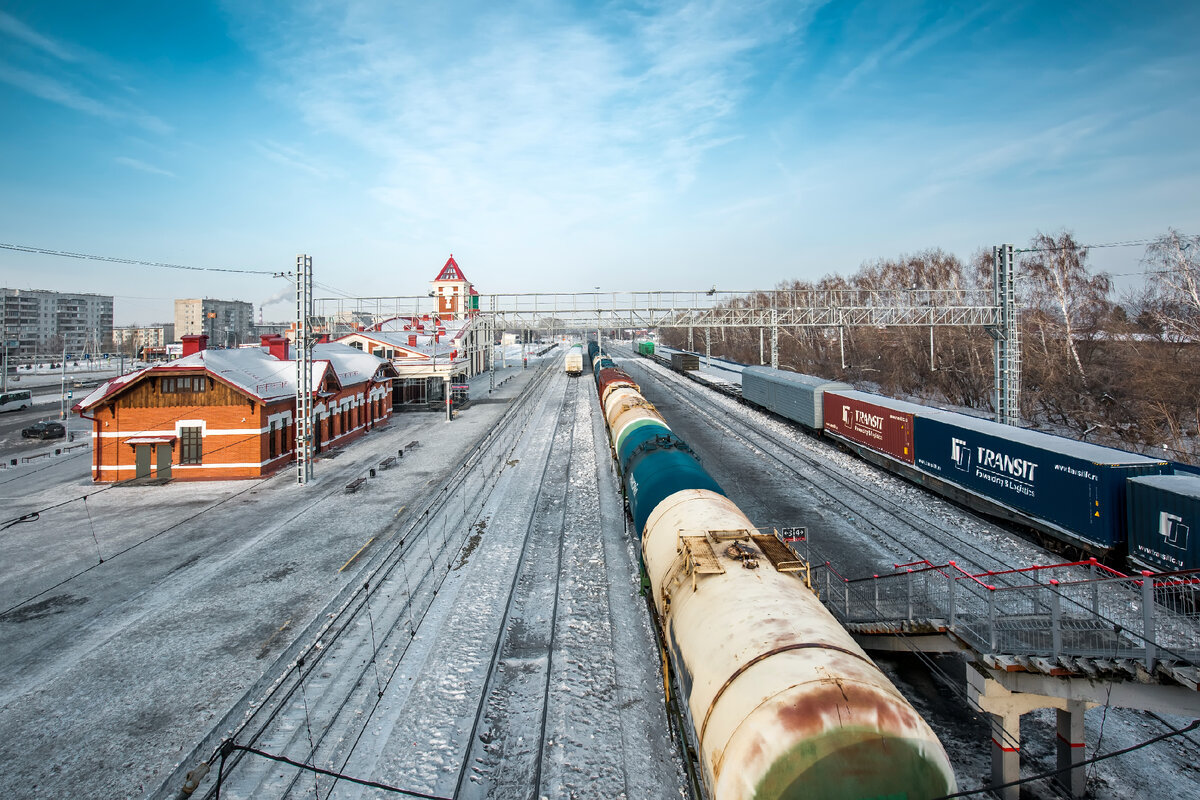 Бердск. Старый и новый железнодорожный вокзал. 27 января 2024 год. | Бердск-  мой город. Евгений Мухортов | Дзен