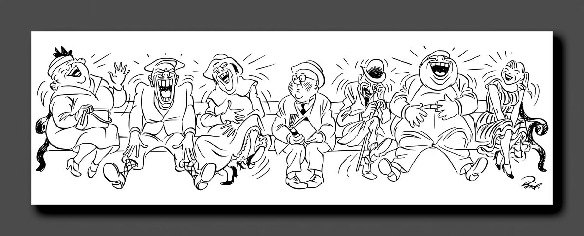 Рисунок Херлуфа Бидструпа 