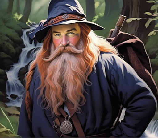 Том Бомбадил сгенерированный нейросетью по описанию