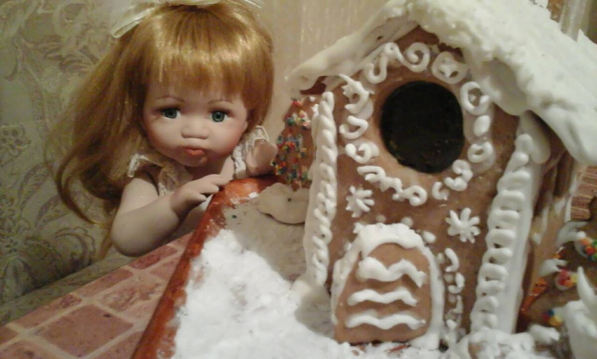 Вот такой Пряничный домик вышел)))