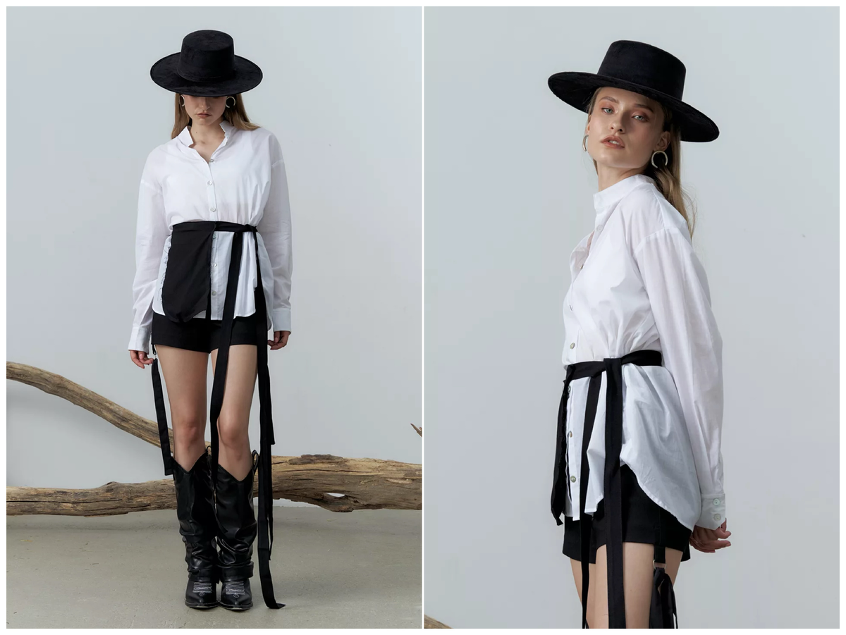 Рубашка oversize бренда CurlyHouse