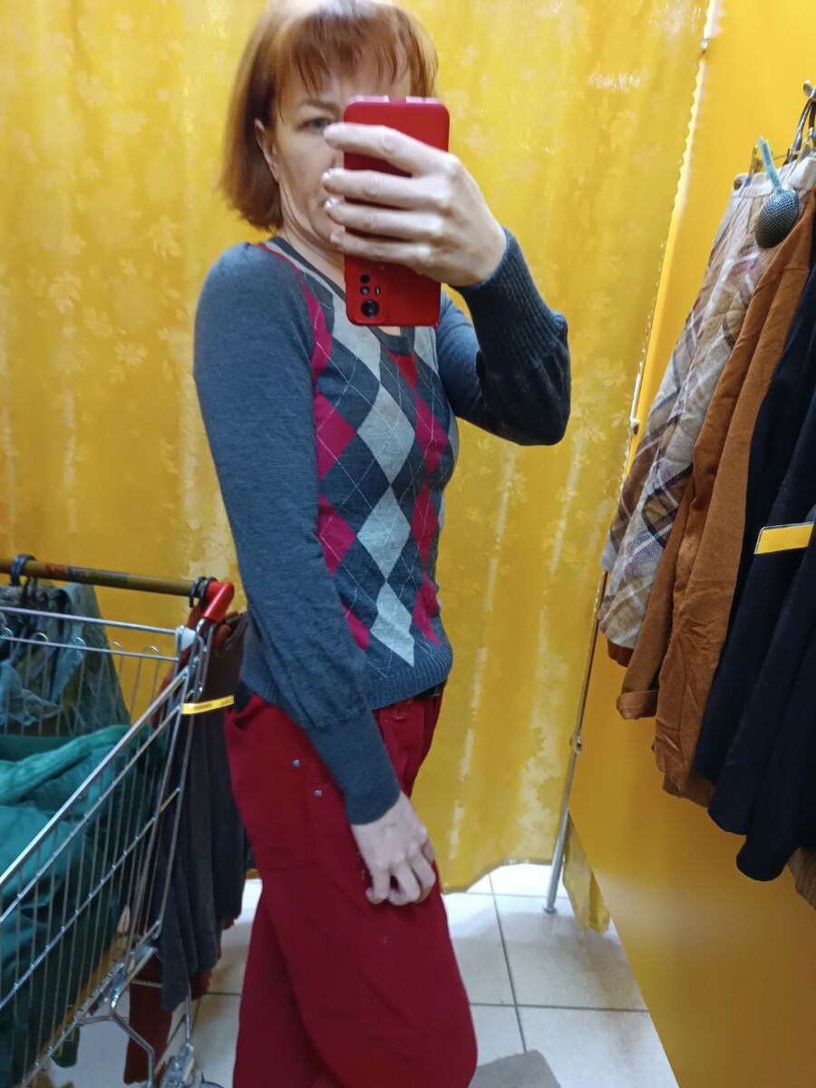 Малиновые штаны(плюс много зеленого))в примерке в Зигзаг удачи на ...