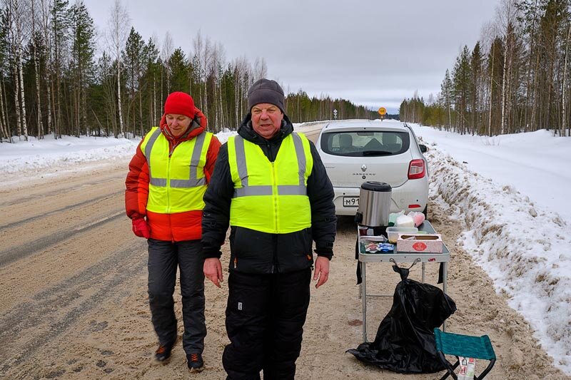 Андрей с супругой