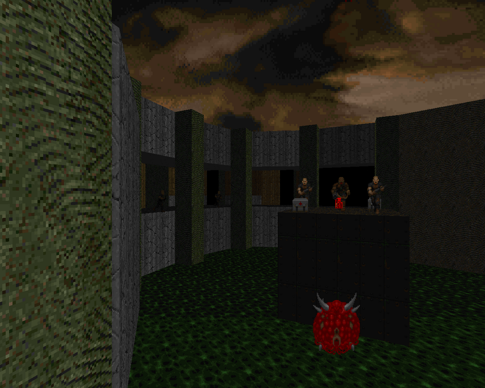 Центр космической станции, уровень "круг смерти".